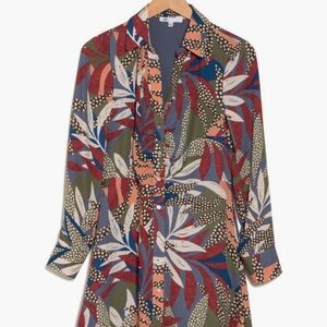 New! DR2 floral shirt dress